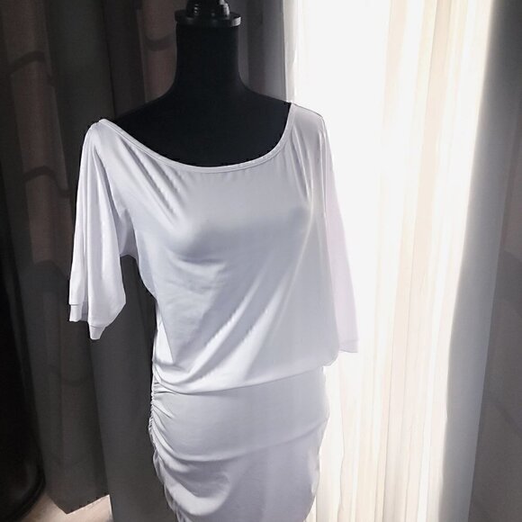 Anxihanee Women’s Off The Shoulder Mini Dress Size L (NWT) - Picture 3 of 10